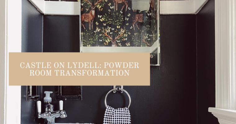 Castle On Lydell: Powder Room Transformation