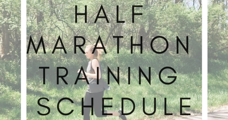 Half Marathon Training Schedule